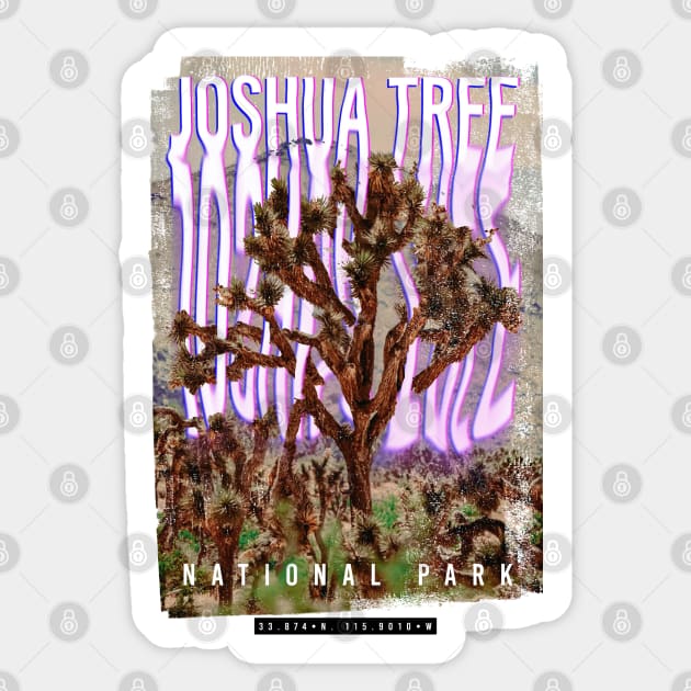 joshua tree, national park, hiking, u2, nature, Sticker by laverdeden